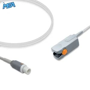 Adult Hard Shell SpO2 Sensor 3.0m for Huntleigh Monitors Reusable