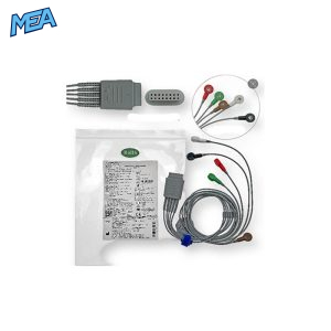 5-lead ECG Leadwire Set with Snap end AHA for Edan iT30-EL5DASH01 50cm, Reusable