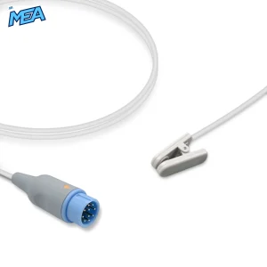 Adult Ear Clip SpO2 Sensor 3.0m for Infinium Monitors Reusable, Technology: Nellcor Oxismart