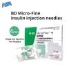 BD Insulin Pen Needles Low Pain Universal NovoPen HumaPen 4mm Pen Needle Insulin Injector Diabetes Pen Needles 5 insulin injector diabetes pen needles 4mm 32g low pain universal fit