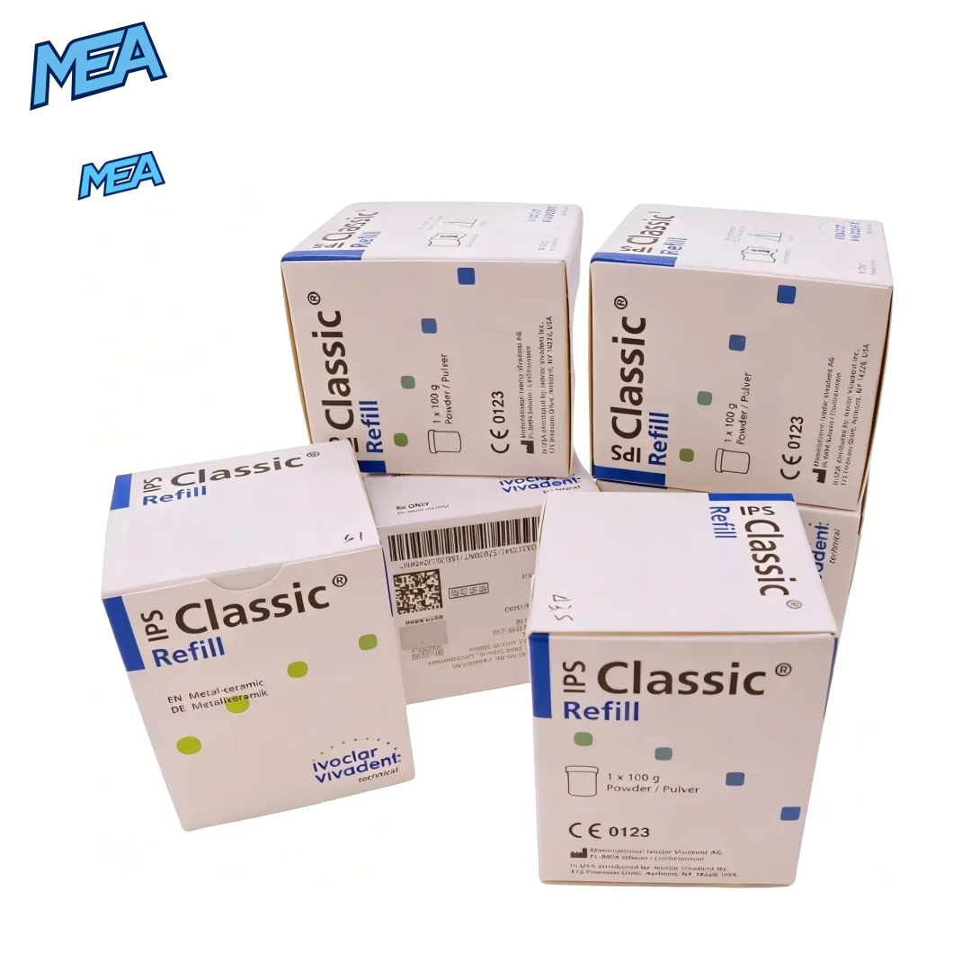 Ivoclar IPS Classic V Porcelain Powder 100g Dentin Incisal & Transparent 4 IPS Classic refill boxes 1 x 100g porcelain powder Ivoclar Vivadent
