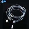 IV infusion extension tube PVC disposable 50pcs pack veterinary medical extension line