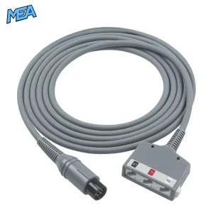 IVY Biomedical 7800 7600 ECG trunk cable 590317 3-lead with AAMI 6-pin connector