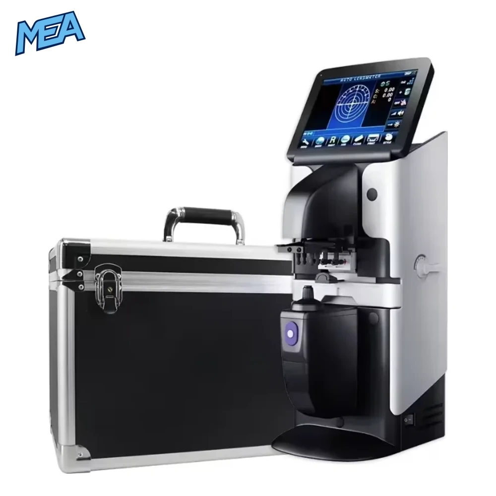 Advanced JD2600A Lensometer 7'' Lcd Touch Screen Digital Automatic Focimeter Auto Lensmeter With PD UV Printer 2 JD-2600A Auto Lensmeter with 7-inch touchscreen and carrying case
