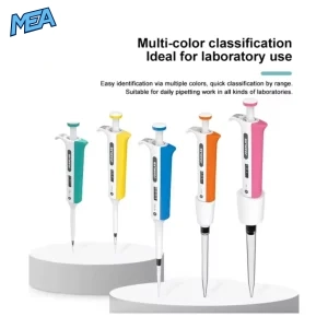 JOANLAB Adjustable Autoclavable Micropipette for Precision Laboratory Liquid Handling
