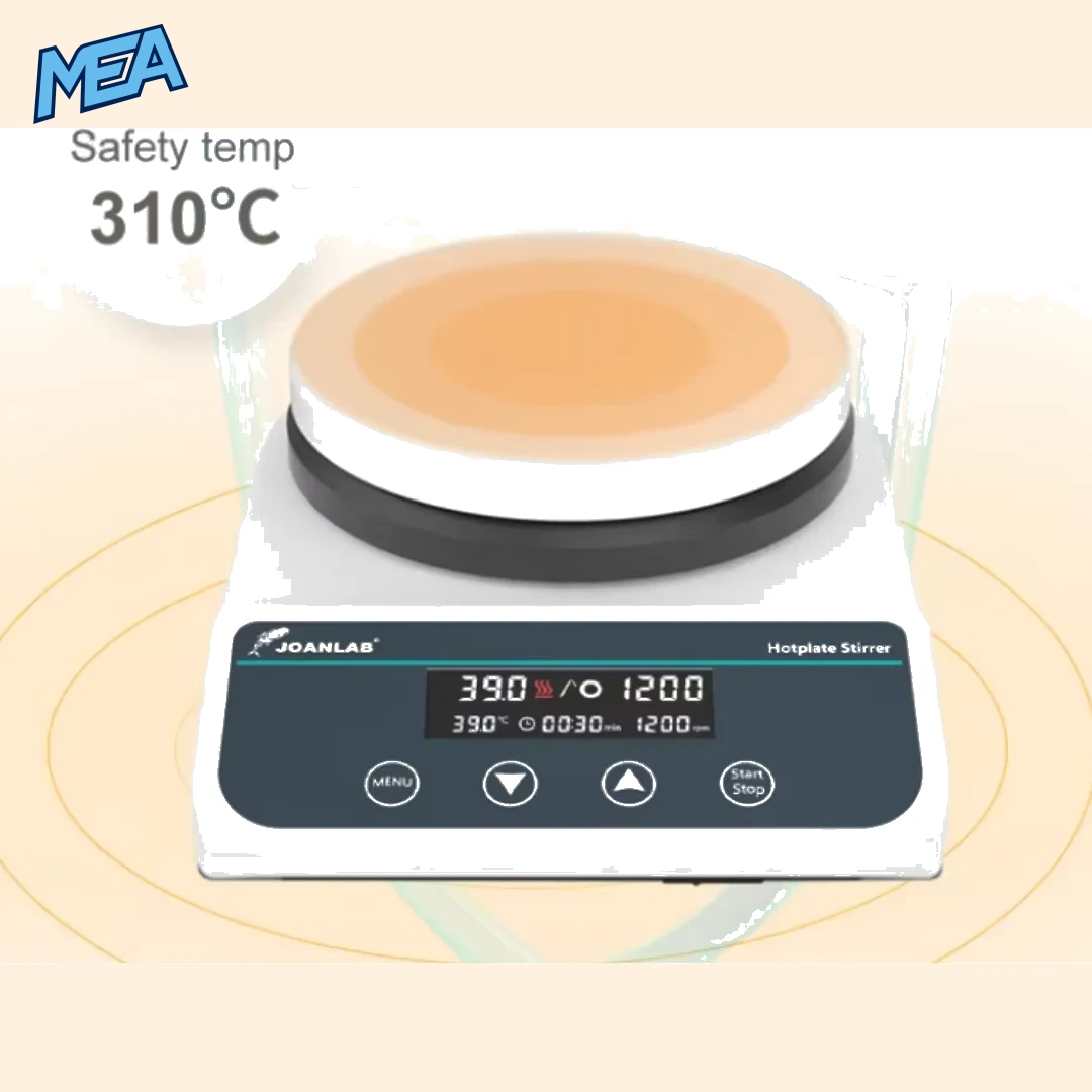 JOANLAB HS5 Magnetic Stirrer With Heating Stirrer Laboratory Thermostatic Digital Display Magnetic Mixer Hot Plate 110v ~ 220v 14 JOANLAB digital heating magnetic stirrer with overtemperature protection graphic