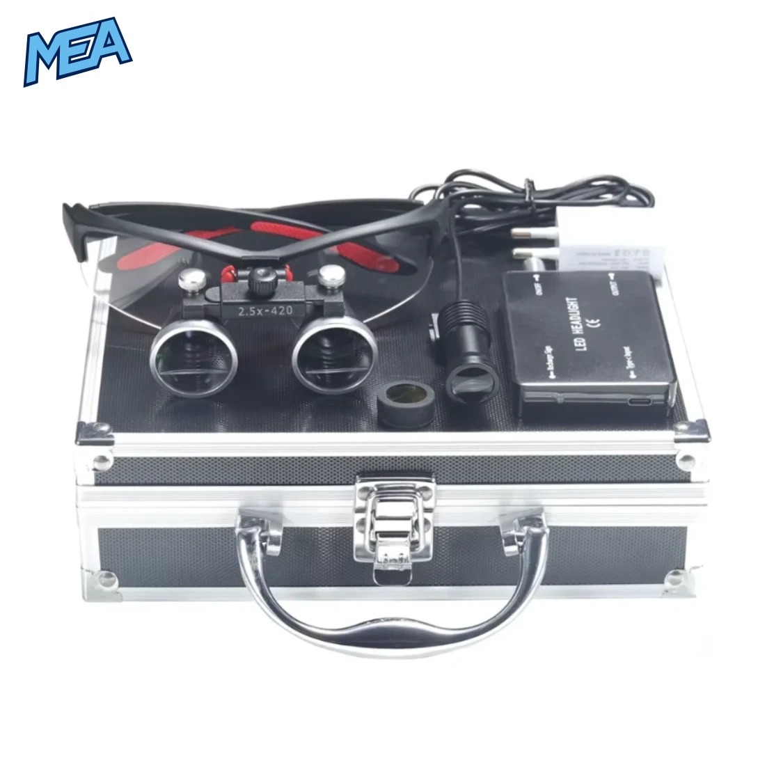 Dental Loupes 2.5/3.5x Black Magnifier Lab Medical Magnification Binocular Magnifier Headlight Headlamp 5W Seperately 1 Dental Loupes 2.5/3.5x Black Magnifier Lab Medical Magnification Binocular Magnifier Headlight Headlamp 5W Seperately