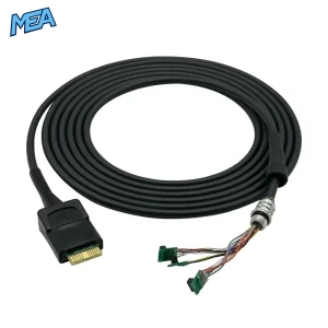 Karl Storz Telecam 20212130 camera head cable, black, with gold-plated plug and colour-coded leads