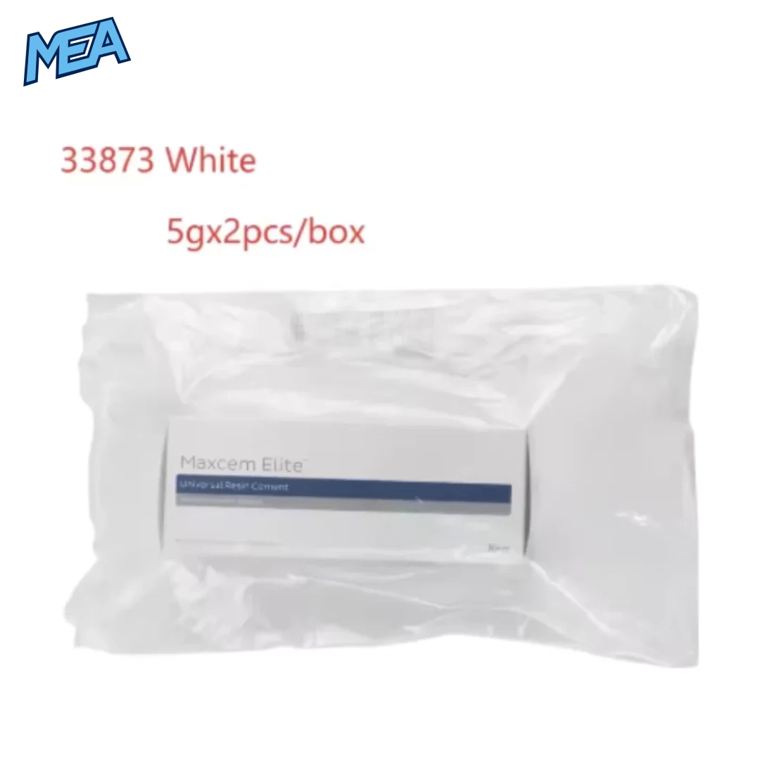 Kerr Maxcem Elite Self Etching Self Adhesive Double Curing Resin Cement 5g X 2Pcs/Box Dental Adhesive Cement 33872/33873 6 Kerr Maxcem Elite 33873 White Self-Adhesive Dental Resin Cement 5g x 2 Box