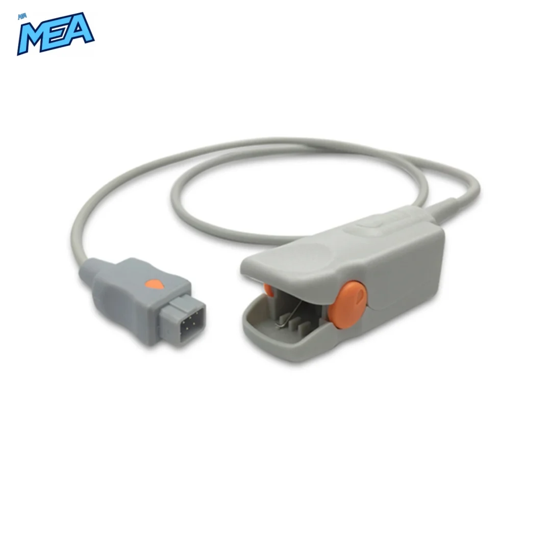 Adult Hard Shell SpO2 Sensor 0.3m for Konica SR-5C Reusable 2 Adult Hard Shell SpO2 Sensor 0.3m for Konica SR-5C Reusable view 2