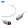 Kontron 608010 SpO2 sensor adult hard shell finger clip with 3.0m cable and round red connector