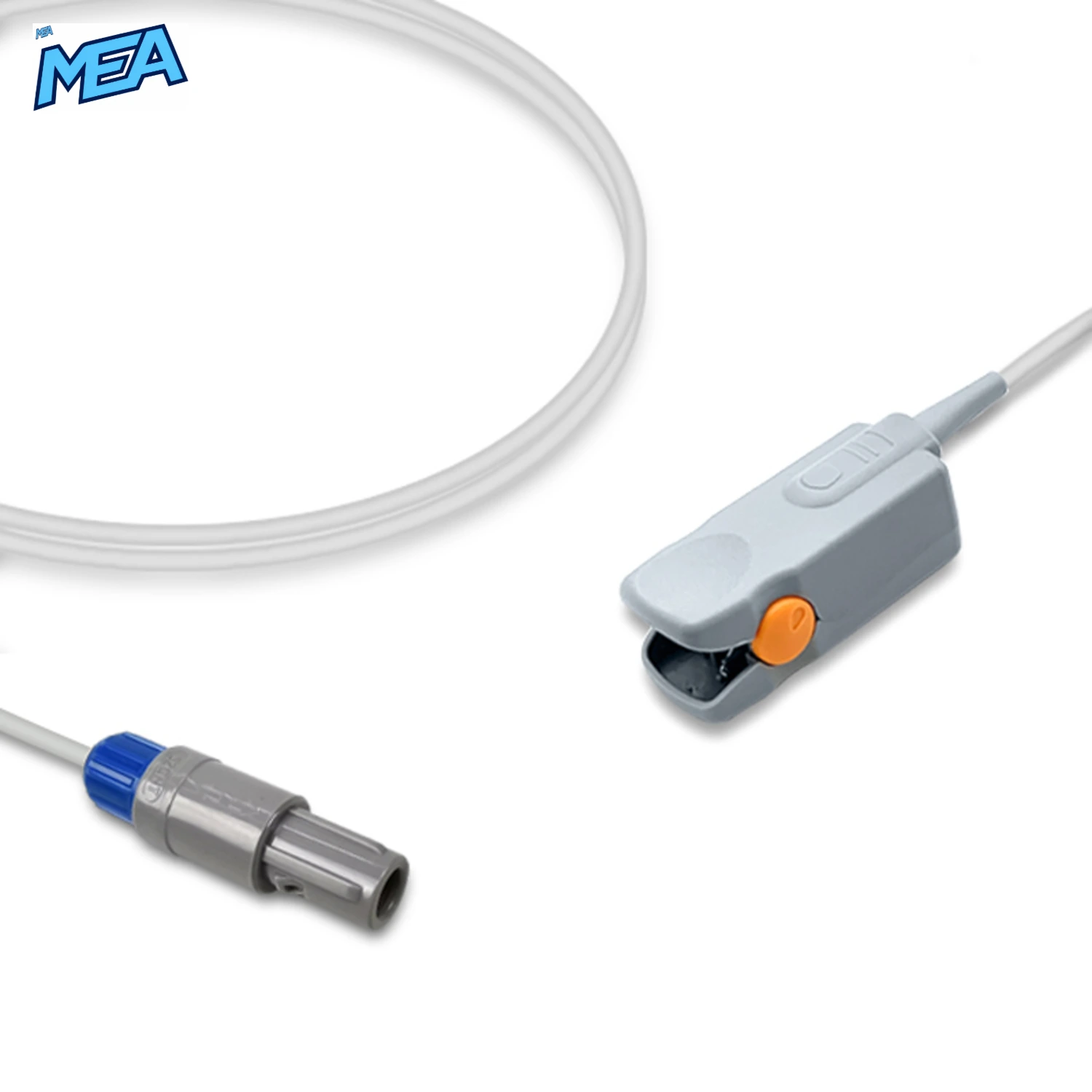 Adult Hard Shell SpO2 Sensor 3.0m for Kontron Monitors Reusable, Technology: Nellcor Oxismart 1 Adult Hard Shell SpO2 Sensor 3.0m for Kontron Monitors Reusable, Technology: Nellcor Oxismart