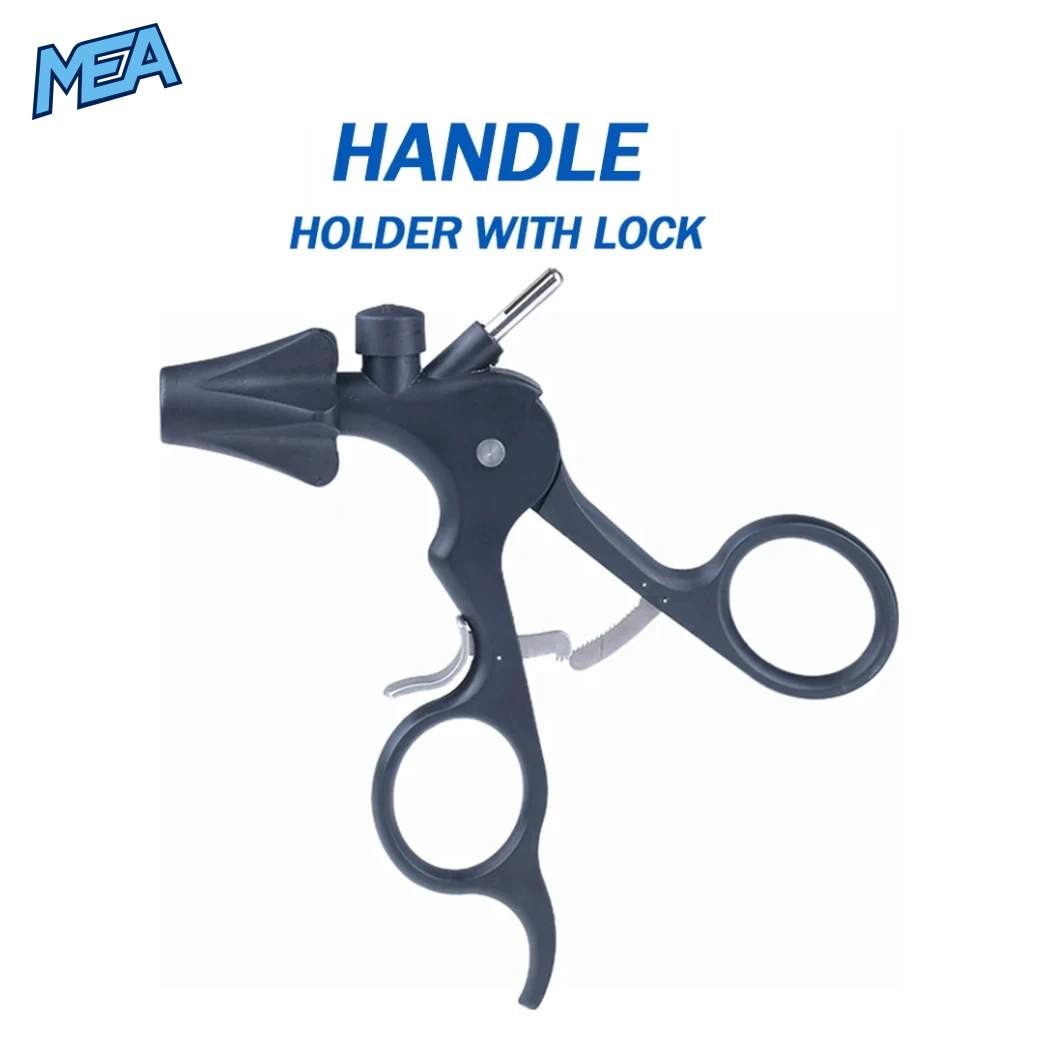 Reusable Laparoscopic Grasping Forceps 5mm x 330mm Stainless Steel With Locking Handle (17 Options New) 32 ST004 laparoscopic forceps locking ring handle only