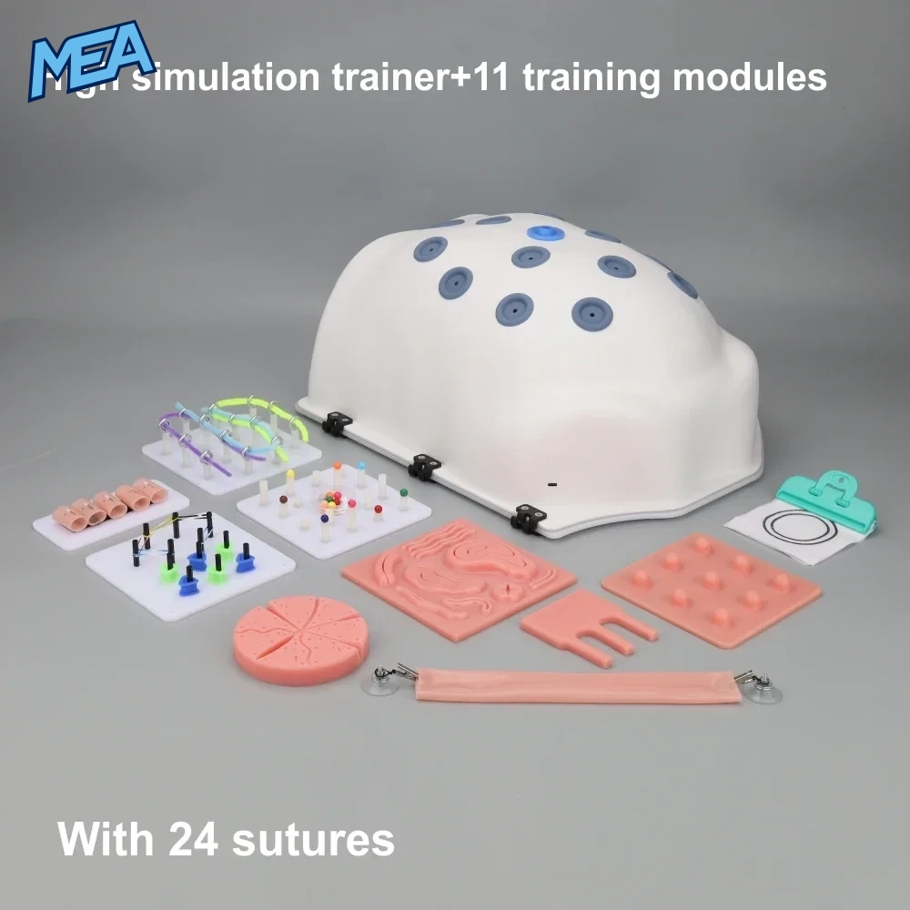Laparoscopic Simulator Training Box 11 Module High Simulation Surgical Trainer 2 Laparoscopic simulator training box with 11 skill-building training modules, base configuration