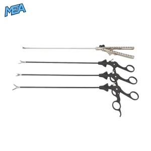 Laparoscopic Training Instrument Set with Maryland Dissector, Grasping Forceps, Scissors, and Needle Holder for Surgical Simulation