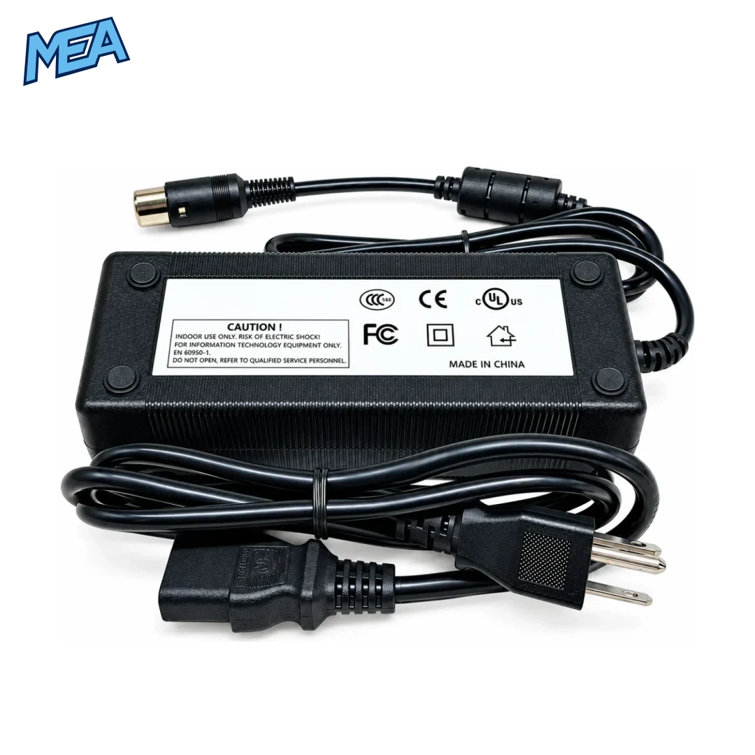 Leica MEB115 6 Pin AC Adapter Power Supply For LED3000 Microscope LED Light (New) 2 Leica MEB115 microscope LED light power supply showing 6-pin round connector and rating label