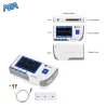 LEPU PC-80B Portable Bluetooth ECG Monitor 5 Lepu PC-80B Easy ECG Monitor showing device dimensions, front/side/back views, 3-lead ECG cable, and disposable electrode pads