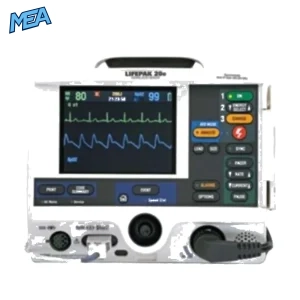 Lifepak 20E defibrillator monitor with AED and manual mode for hospital emergency use