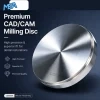 LODDEN 98mm GR5 Titanium Disc CAD CAM Grade 5 Titanium Block for Implant Abutments, Crowns and Dental Framework Milling