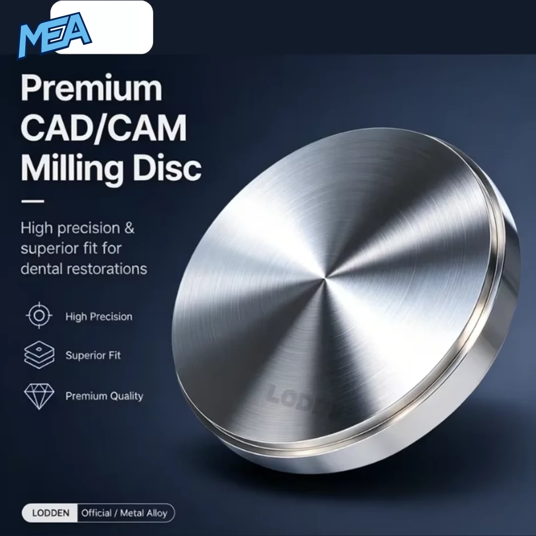 LODDEN 98mm GR5 Dental Titanium Disc For CAD CAM Titanium Block Disk Material Milling Titanium Implant Abutments Framework 1 LODDEN 98mm GR5 Titanium Disc CAD CAM Grade 5 Titanium Block for Implant Abutments, Crowns and Dental Framework Milling