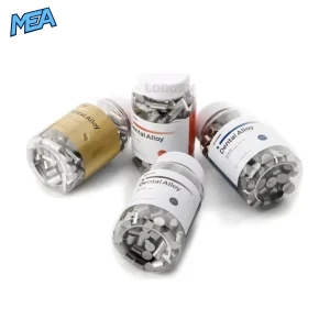 Lodden VeraBond NiCr and CoCr dental alloy pellets in 1kg bottles for porcelain fused to metal restorations