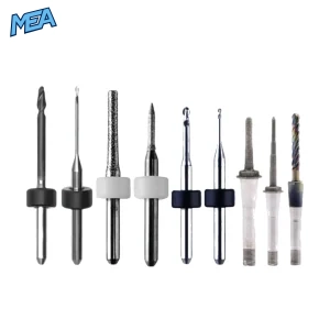 LODDEN 10pcs dental milling burs set compatible with Sirona MCX5 MCXL CAD CAM milling machines