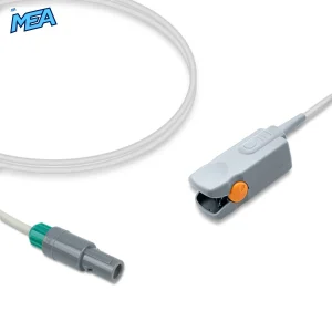 Adult Hard Shell SpO2 Sensor 3.0m for Luckcome Monitors Reusable