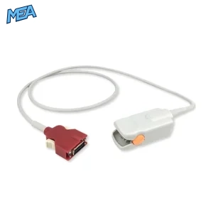 Masimo 2053 (Red DCI-DC3) compatible adult hard shell SpO2 finger sensor with 1.0m cable