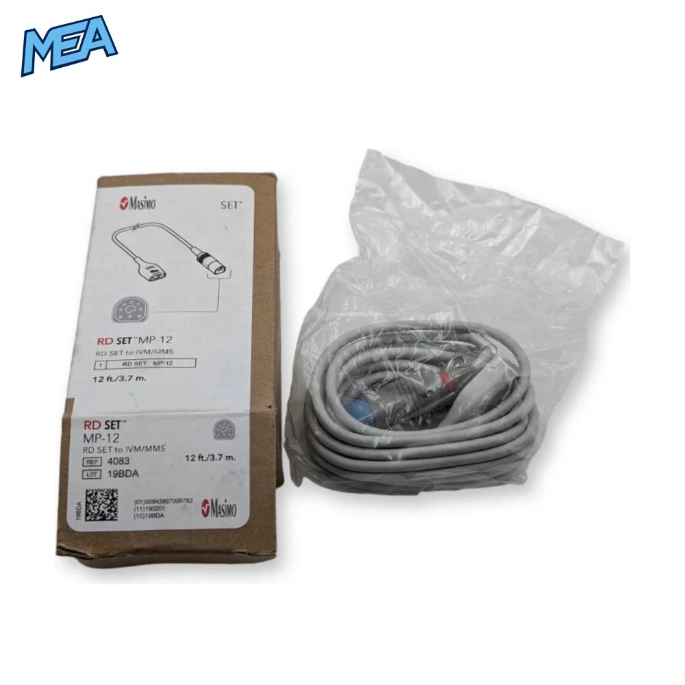 Masimo 4083 SpO2 Adapter Cable 12 ft 1 Masimo 4083 SpO2 Adapter Cable 12 ft