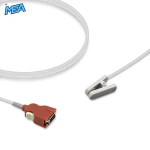 Adult Ear Clip SpO2 Sensor 1.0m for Masimo Monitors Reusable, Technology: SET
