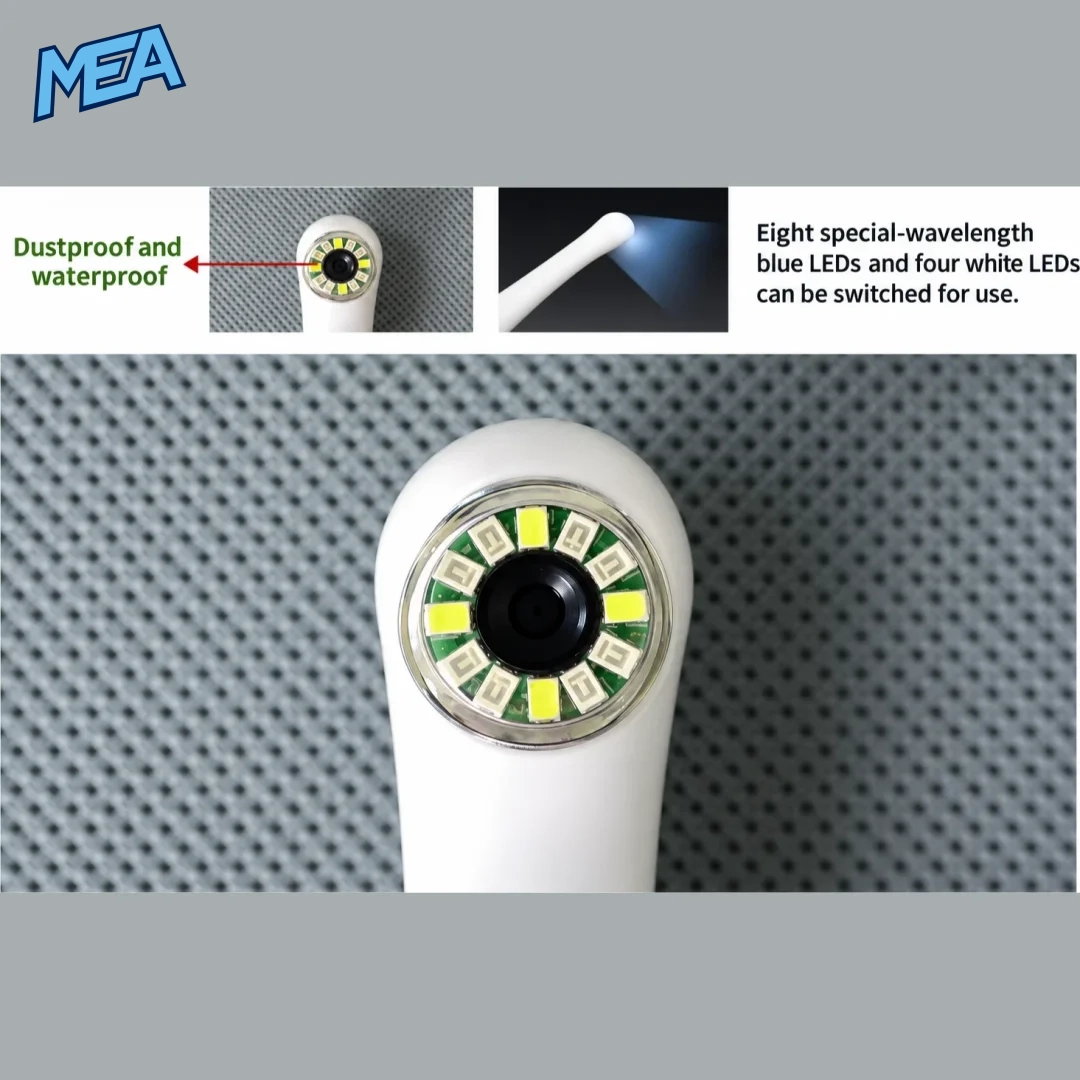 MD3000 intraoral camera lens head with 12 LED illumination ring