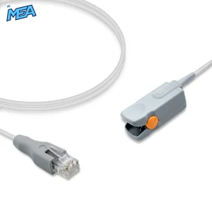 Adult Hard Shell SpO2 Sensor 1.0m for Mediaid POX020-100 Reusable
