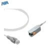 Mediaid POX020-100 adult hard shell SpO2 sensor with 1.0m cable and modular plug