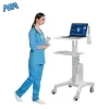 Medical dental salon trolley cart with wheels used in clinic, spa, and operating room for instrument storage
