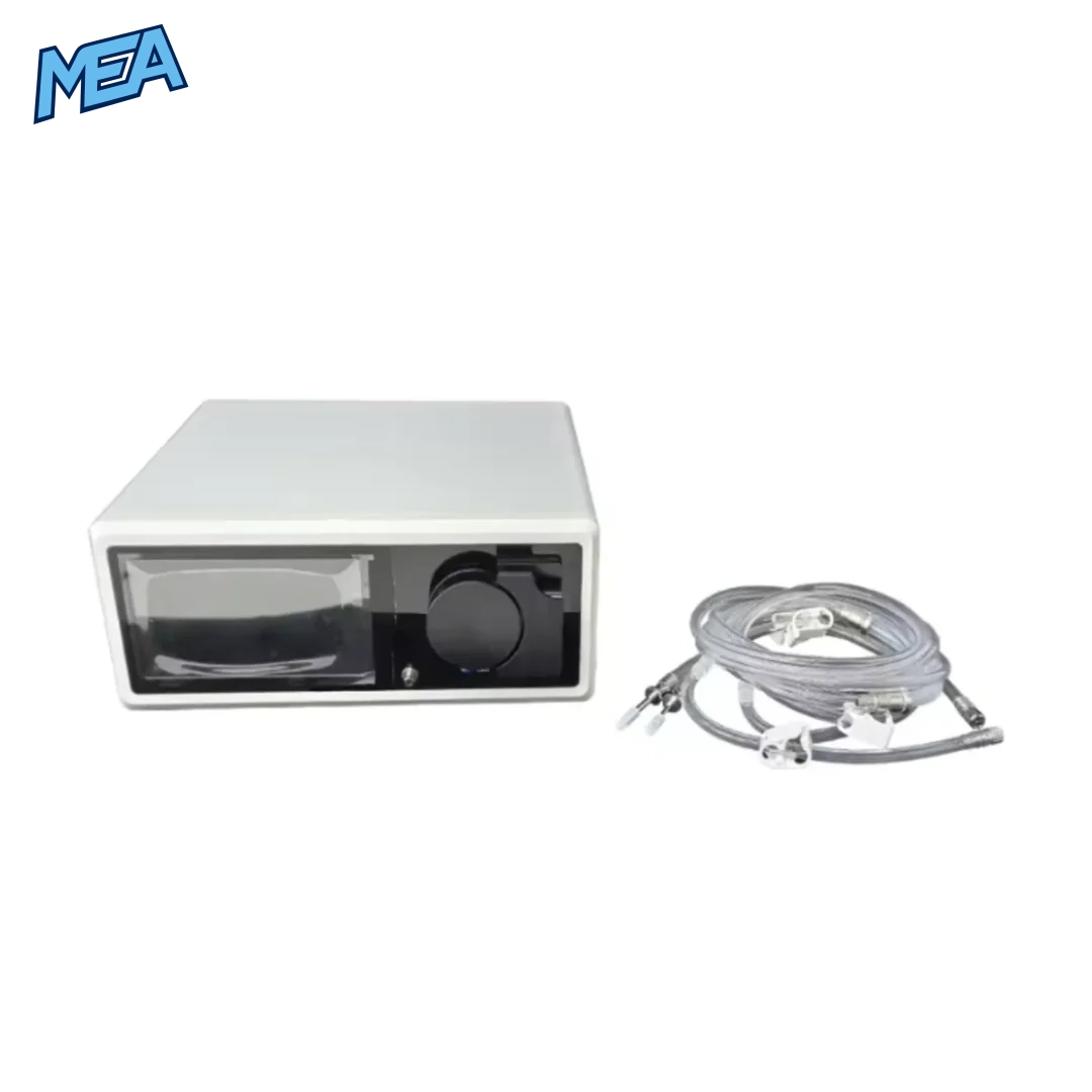 Medical endoscopy pressurizer irrigation silicone tubing kit with universal connectors