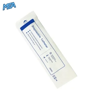 Individually sealed sterile pack of a disposable mesotherapy catheter for meso guns