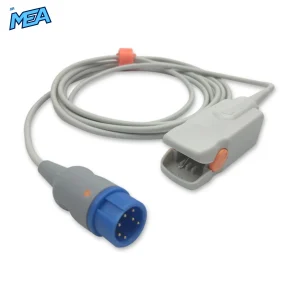 Adult Hard Shell SpO2 Sensor 3.0m for Mindray 512FLH Reusable, Technology: Nellcor Oxismart view 2