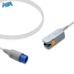 Adult Hard Shell SpO2 Sensor 3.0m for Mindray 512FLH Reusable, Technology: Nellcor Oxismart