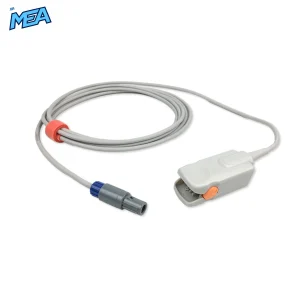 Adult Hard Shell SpO2 Sensor 3.0m for Mindray 512FLL Reusable, Technology: Nellcor Oxismart view 2