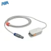 Mindray 512FLL Adult Hard Shell SpO2 Sensor, 3.0m (Nellcor Oxismart, New) 4 Mindray 512FLL adult hard shell SpO2 sensor with 3.0m cable and 5-pin connector