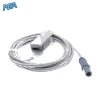 Mindray 6 Pole SpO2 Sensor PM7000 PM8000 PM9000 MEC 1000 Patient Monitor Heart Rate SAO2 Probe Newborns Adults 5 Mindray 6 pin SpO2 sensor reusable finger clip adult patient monitor