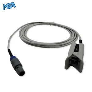 Mindray Beta adult hard shell SpO2 sensor with 3.0m cable and round connector