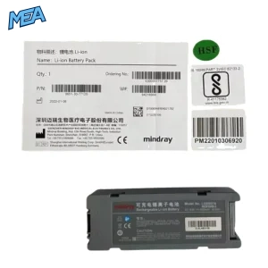 Mindray D5 D6 Battery LI34I001A replacement lithium-ion battery for BeneHeart defibrillators