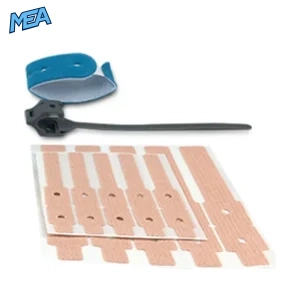 Multi-Y SpO2 sensor reusable clip with adhesive wrap sensor pads for adult, pediatric and neonate patients