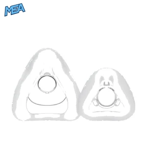 Nasal CPAP mask with 22mm connector, 360-degree rotating elbow, and quiet exhaust design