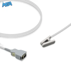Adult Ear Clip SpO2 Sensor 1.0m for Nellcor Monitors Reusable, Technology: Oxismart