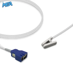 Adult Ear Clip SpO2 Sensor 3.0m for Nellcor Monitors Reusable, Technology: OxiMax