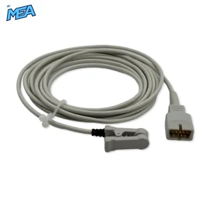 Adult Ear Clip SpO2 Sensor 3.0m for Nellcor D-YSE Reusable, Technology: Oxismart