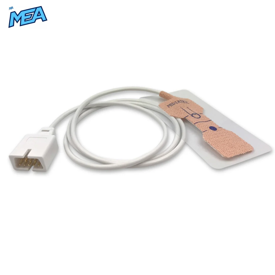Pediatric Non-woven Adhesive SpO2 Sensor 0.9m for Nellcor D20 Disposable, Technology: Oxismart view 2