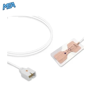 Nellcor D25 adult non-woven adhesive SpO2 sensor with 0.9m cable and 9-pin connector